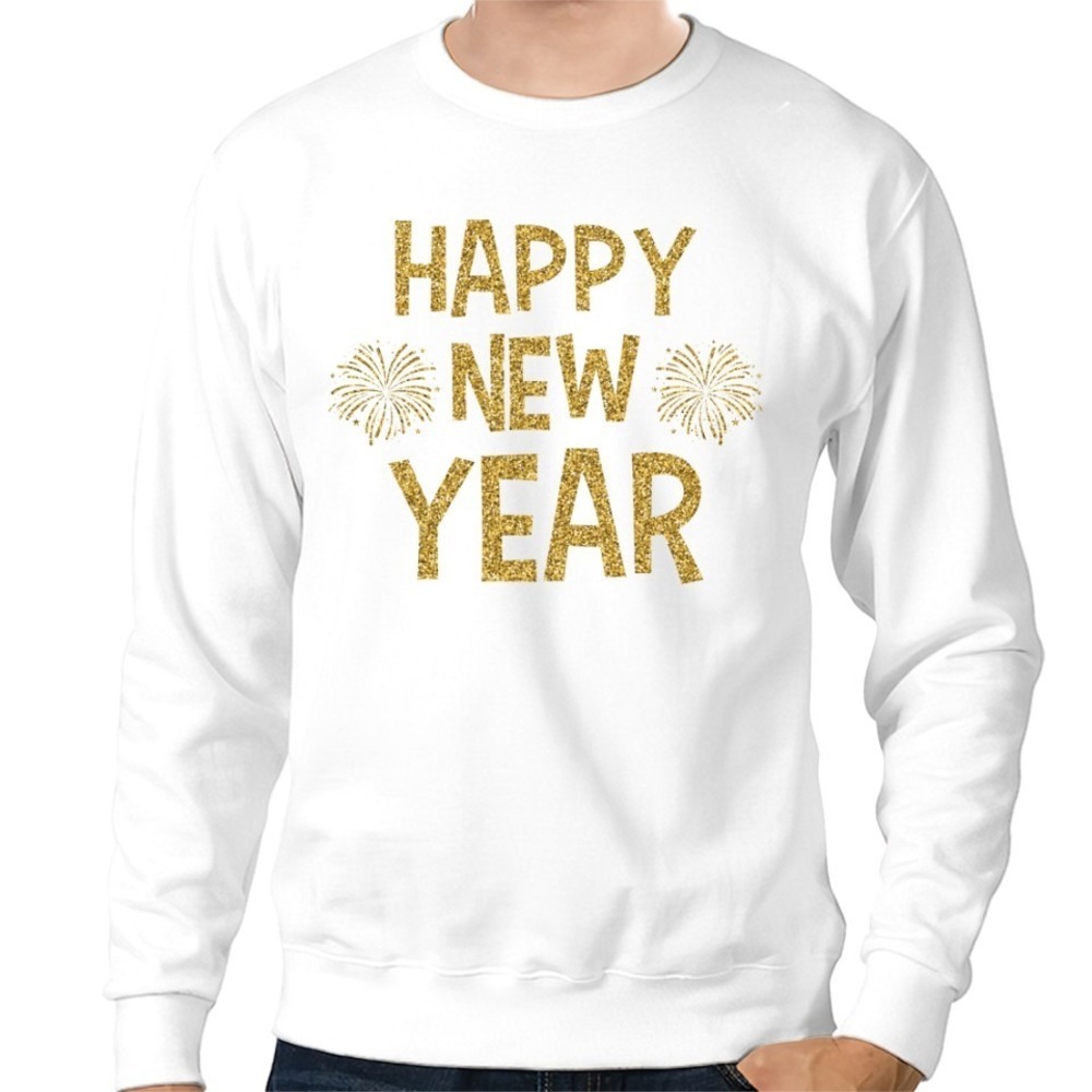 Happy New Year 2021 Celebration New Years Eve Sweatshirt - Picture 1 of 4